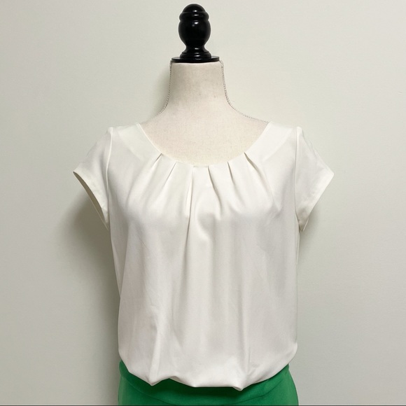 Mer Du Nord Blouson Pleated Cap Sleeve Bodycon 36 - Picture 2 of 10